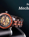 Bamboo Couple Set Quartz Wooden Watches Men Leather Band Lovers's Wood Timepieces