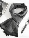 Scarves Man Autumn Winter Thick Warm Cashmere Business Long Wraps Boy Classic Shawl muffler