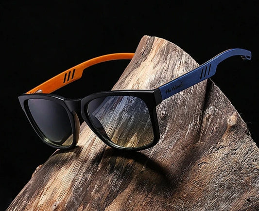 Sunglasses for Men Handmade Zebra Wood Sun Glasses Polarized Lenses Driving Protection UV400