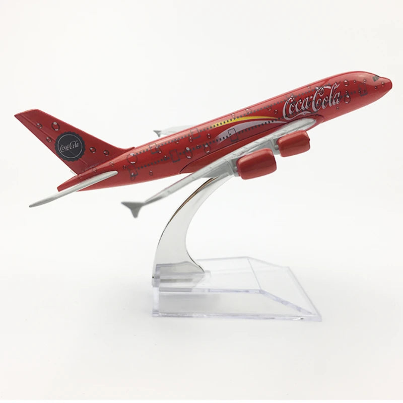 16CM COLA Airlines Airbus A380 Aircraft Model