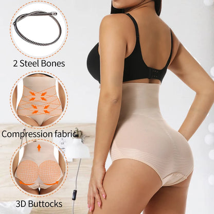 Waist Trainer Butt Lifter Slimming Underwear Body Shaper Body Shapewear Tummy Control Corset for Weight Loss High Waist Panties