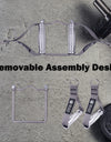 Meatl Gym Handle Double D Handles Heavy Removable Pull Down V Bar for Home Cable Machine Rowing T-bar Training Fitness Equipment