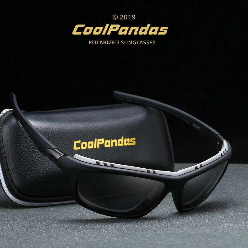 Square Polarized Tactical UV400 Mirror Sunglasses for Men Women Outdoor Driving Glasses