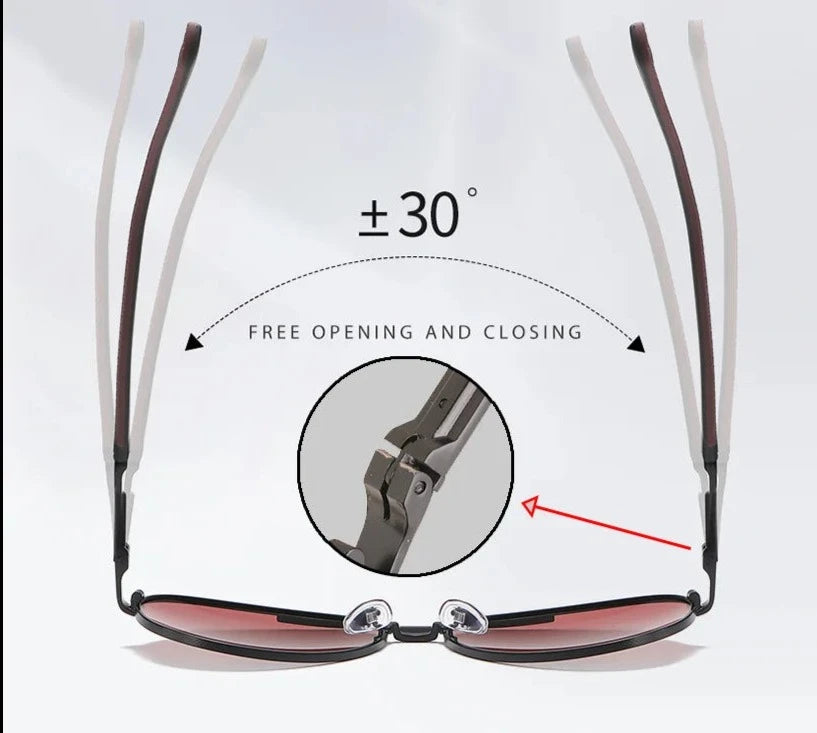 Pilot Style Polarized Sunglasses men's sunglasses HD polarized driving drivers glasses