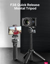 Metal Tripod With Arca Swiss Quick Release Plate Clamp Quick For DSLR SLR Camera Smartphone Live Tripod