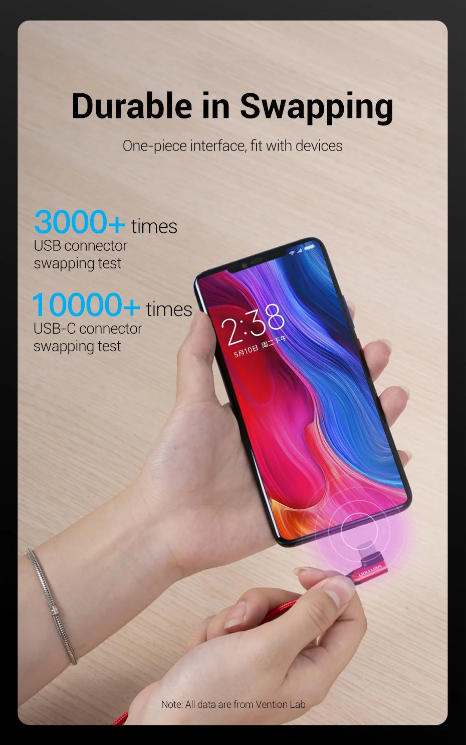 USB C Cable 90 Degree Fast Charger USB A to Type C Cable for Huawei Honor Xiaomi Redmi Samsung Mobile Phone USB-C Cord