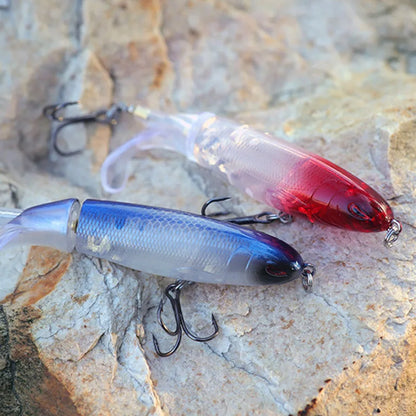 Fishing lure Whopper Popper 1PCS 13g 10cm Propeller Topwater Artificial Bait Hard Plopper Rotating Tail Fishing Tackle