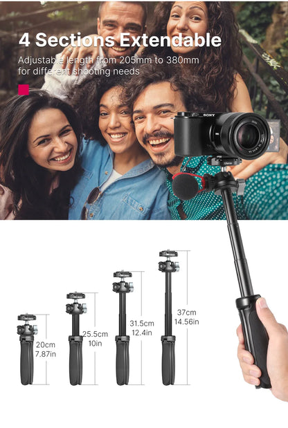 Metal Tripod With Arca Swiss Quick Release Plate Clamp Quick For DSLR SLR Camera Smartphone Live Tripod