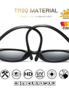 Women Ultralight TR90 Polarized Sunglasses Women Driving Round Leopard Shades