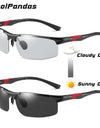 Aluminum Magnesium Frame Driving Photochromic Sunglasses Polarized Sun glasses Men