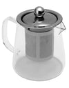 600/950/1300ml Glass Stainless Steel Teapot with Infuser Filter Lid Heat Resistant Tea Pot Kettle