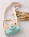 Wooden Fashion Camera Baby Toys Pendant Baby Block Montessori Toys for Children Wooden DIY Presents Nursing Gift Outdoor Toys