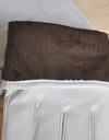 Genuine Leather White Gloves Solid Wrist Buttons Female Lambskin Driving Glove