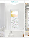 Privacy Window Film Opaque Static Cling Non Adhesive Film Bird Decals Decorative Glass Cover Tint Frosted Stickers for Home