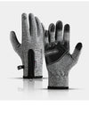 Outdoor Winter Riding Gloves Warm Touchscreen Wear Resistant Non-slip Zipper Cycling Motorcycle Gloves Men Hiking Working