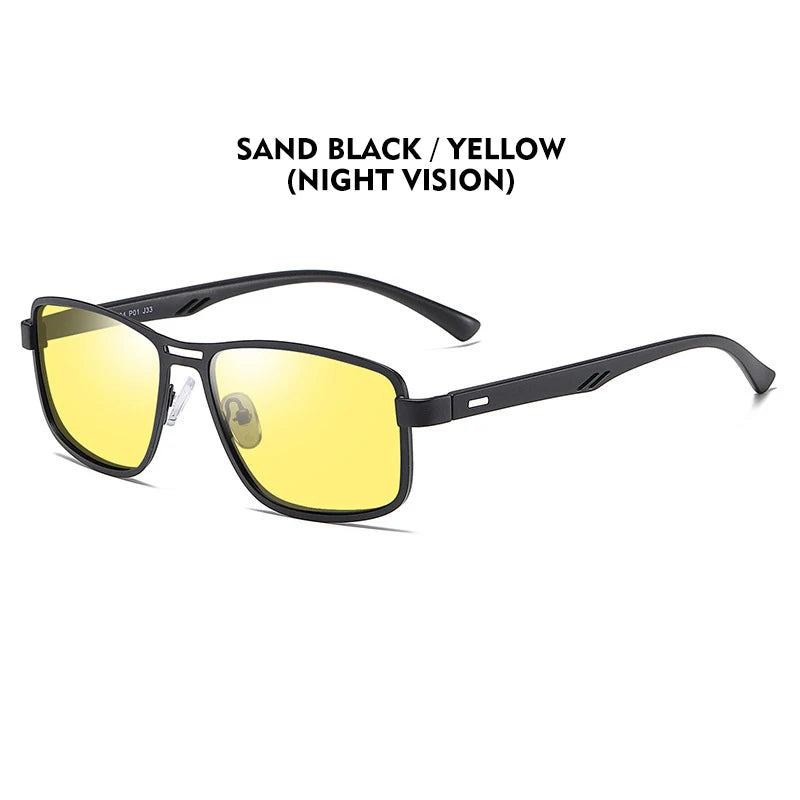 Top Polarized Square Sunglasses UV400 Anti-Glare Driving Fishing Glasses for Men Women