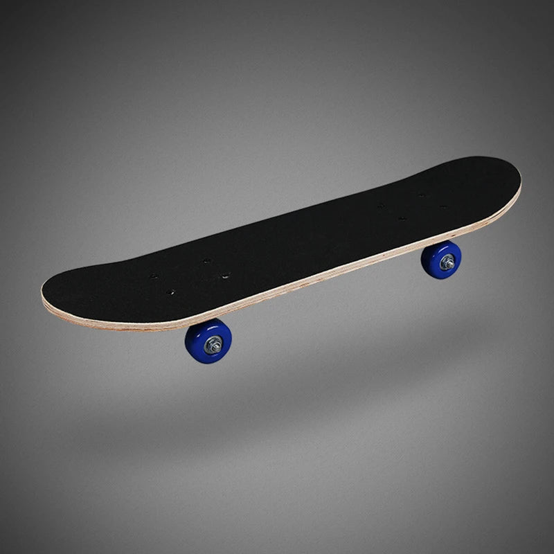 Skateboard Four Wheel Skate Board Scooter Longboard Pulley Wheel Double Rocker Maple Skateboard Alloy Roller Board