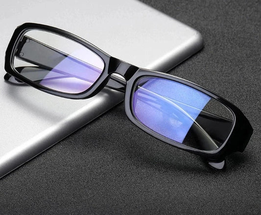 Simple Myopic Glasses Myopia Eyeglasses Women Men Black Frame Short Sight Lens Eyewear Anti Blue-ray Glasses Ultra Light