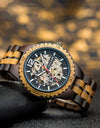 Mechanical Watch Classic Wooden Automatic Wristwatches Present