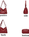 Shoulder Crossbody Bags for Women High Quality Soft Pu Leather Messenger Bag for Girls Purse And Handbags