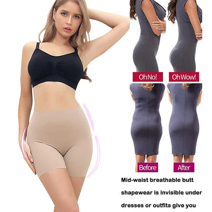 Anti Chafing Underwear for Women Seamless Boy shorts Panties Smooth Slips Shorts  Under Dress Tummy Control Shapewear