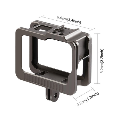 Frame Expansion Metal Cage for GoPro Hero11 Black / HERO10 Black / HERO9 Black Sports Action Cameras Cover