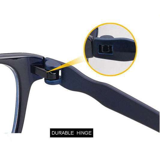 Blue TR90 Reading Glasses with Anti Reflective Lenses