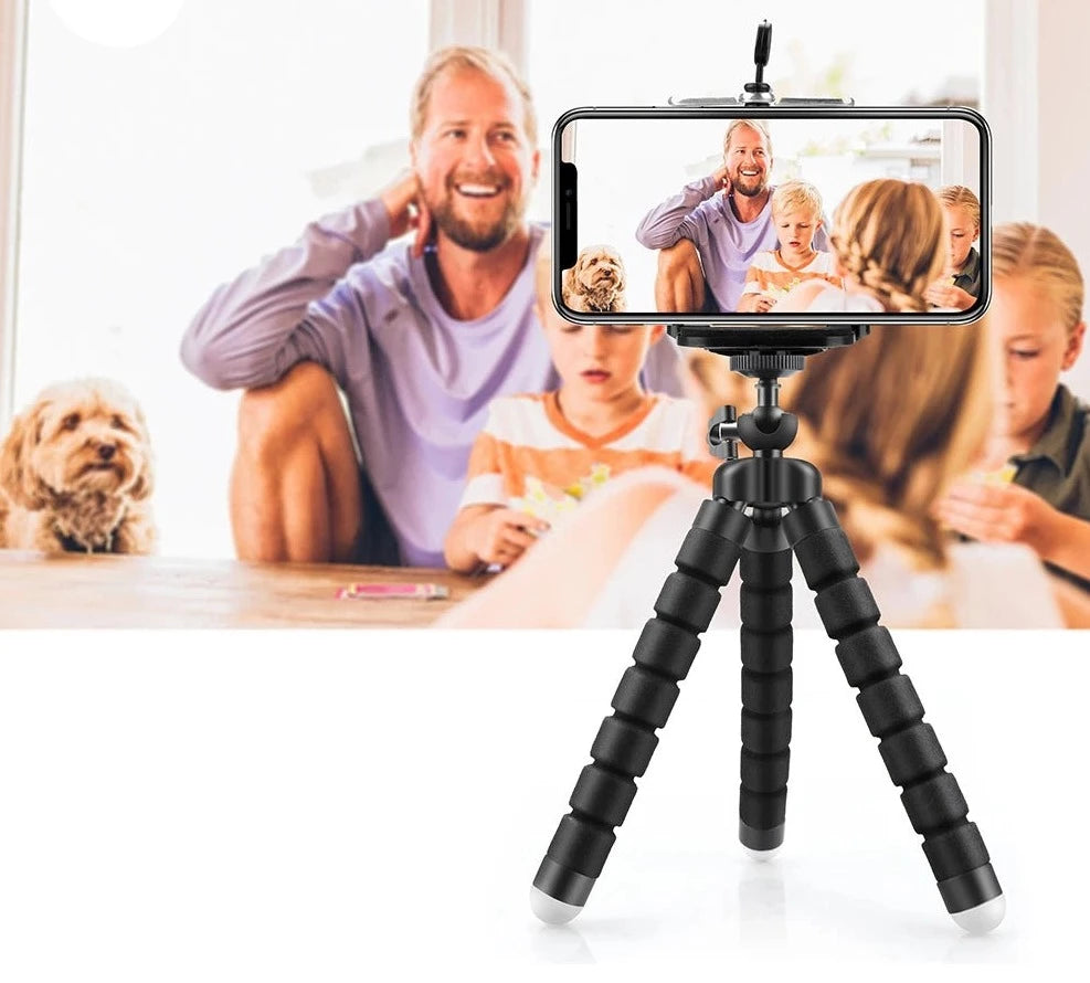 Flexible Mini Tripod smartphone Tripod Mobile Phone Holder clip stand for GoPro Hero 11 10 9 8 7 6 5 4 for yi 4k for DJI