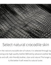 100% Natural Crocodile Leather Phone Case for iPhone 16 15 14 Pro Max 16Pro 15 Plus 15Pro 14Pro Luxury Back Cover