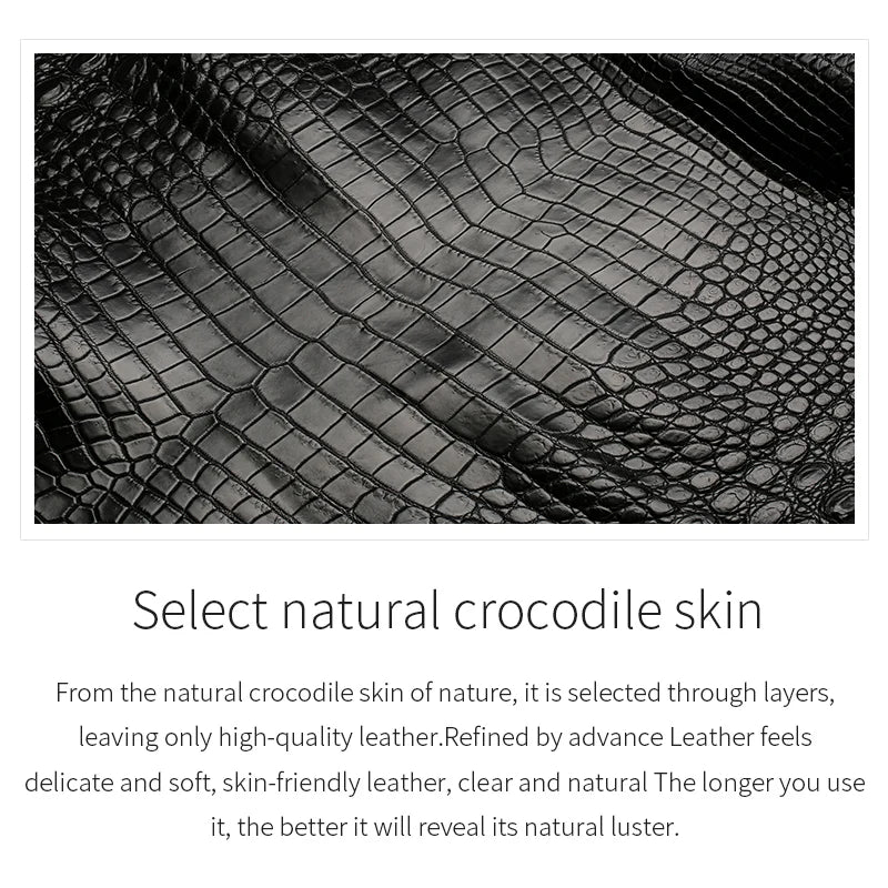 100% Natural Crocodile Leather Phone Case for iPhone 16 15 14 Pro Max 16Pro 15 Plus 15Pro 14Pro Luxury Back Cover
