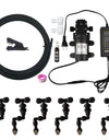 1/4'' Tub 360 Adjustable Reptiles Fogger Mist Sprinkler Rainforest Tank Aquarium System Connect Fine spray effect