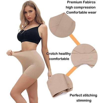 Anti Chafing Underwear for Women Seamless Boy shorts Panties Smooth Slips Shorts  Under Dress Tummy Control Shapewear