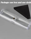 Titanium Alloy Rimless Reading Glasses Light Square Flexible Blue Proof Glasses Frame Women Anti-Blue Ray Glasses Men