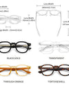 Acetate Johnny Depp Men Women The Blu-Ray Computer Goggles Round Transparent  Eyeglass Frame Blue Blocking Glasses