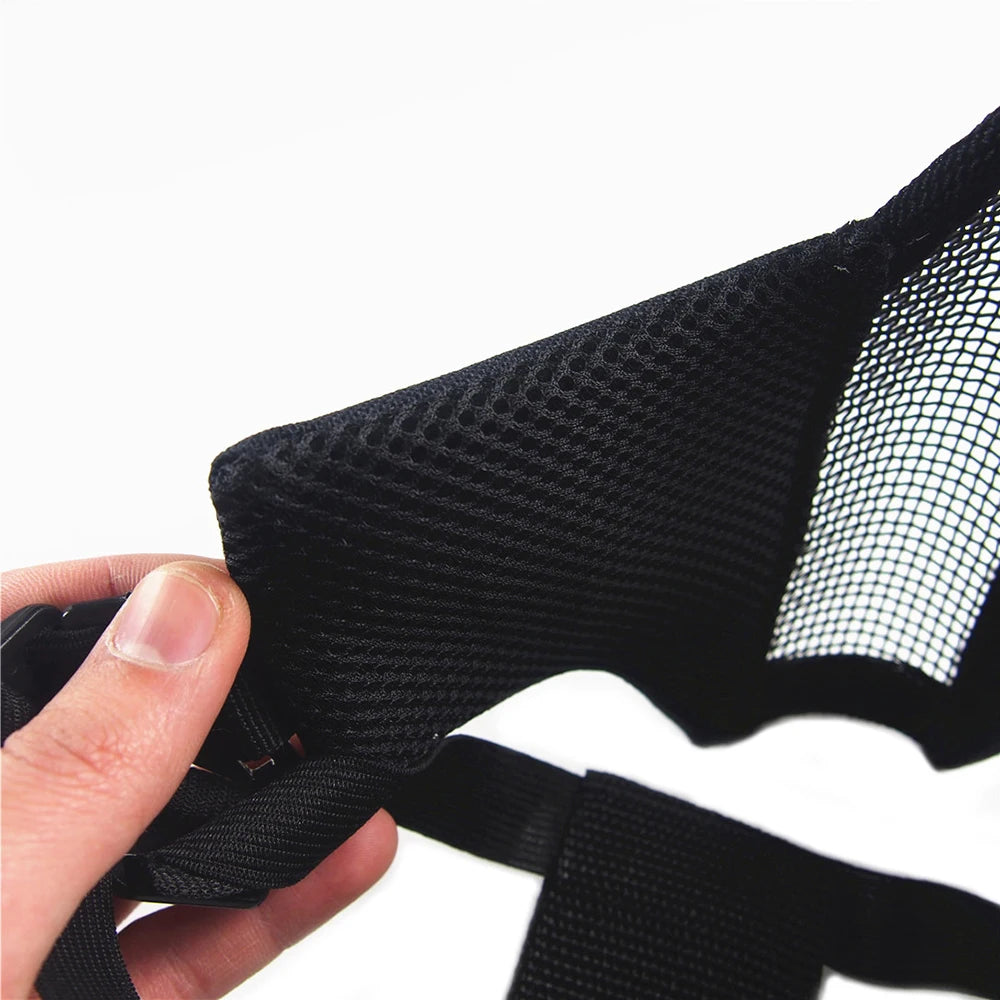 Tactical Half Face Airsoft Mask Foldable Metal Mesh Double Ribbon Adjustable CS Wargame Hunting Paintball Protective Masks