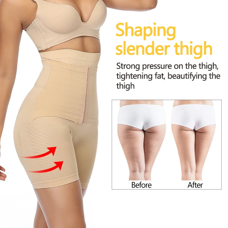 Women Shapewear High Waist Trainer Tummy Control Shorts Slimming Body Shaper Butt Lifter Safety Boyshorts Corrective Underwear