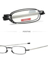 Mini Foldable Anti-Blue Ray Reading Glasses Portable Wallet Presbyopia Eyewear Round Frame Eyeglasses Men Women+3.5+4