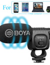 On Camera Cardioid Condenser Microphone Audio Video Mic for Canon Nikon DSLR PC Smartphone Live Streaming Vlog