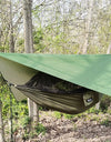 Portable Outdoor Camping Hammock with Mosquito Net High Strength Parachute Fabric Hanging Bed Hunting Sleeping Swing