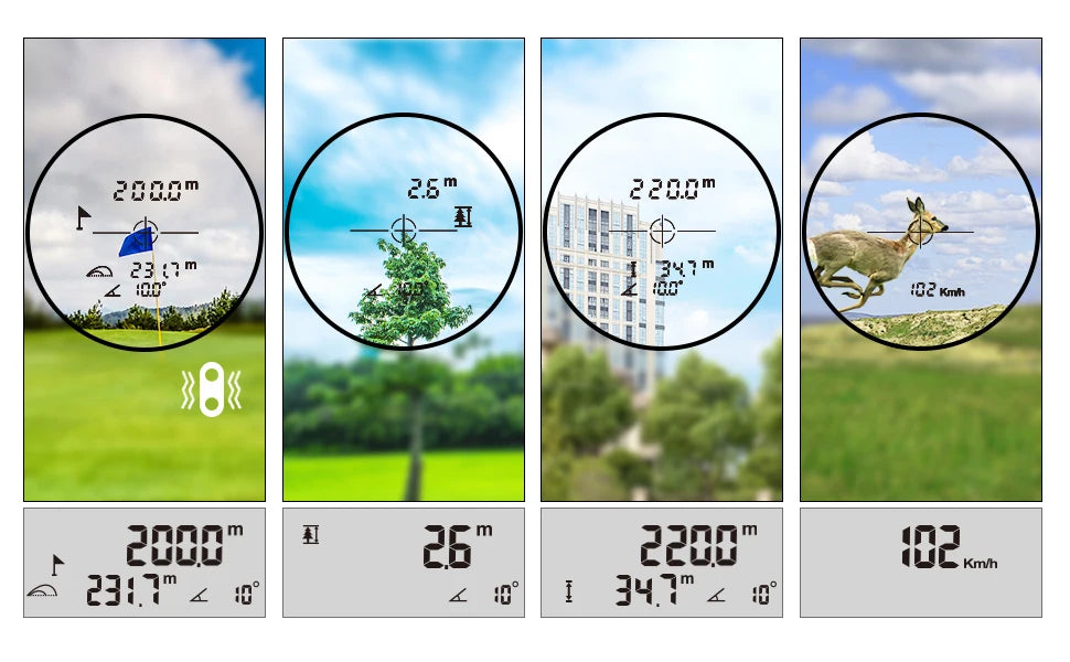 800M Yd Golf Laser Rangefinder Golf Distance Meter with Slope,Vibration,Rangefind suitable for Golf, Hunting ,Match