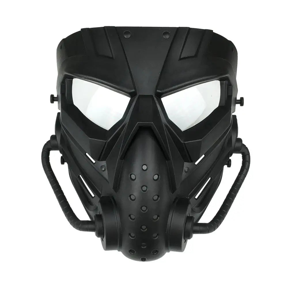 Airsoft Masks Defensive PC Lens Skull Mask Outdoor Shooting Mouth Mask Hunting Tactical Paintball Protection Face Mask