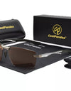 Men Square Polarized Driving Sunglasses
