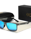 Men Polarized Sunglasses Aluminum Magnesium Sun Glasses Driving Glasses Rectangle Shades
