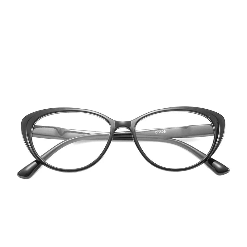 Retro Cat Eye Reading Glasses Elegant Round Presbyopic Eyewear Classic Spectacles Eyeglasses Female's Glasses+3.5+4.0