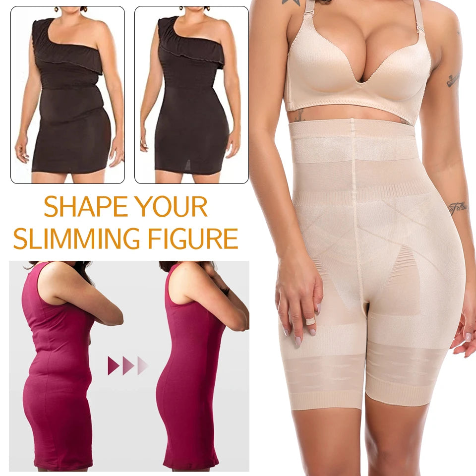 Women Body Shaper High Waist Tummy Control Panties Butt Lifter Shorts Thigh Slim Shapewear Slimming Underwear Short Pants