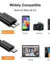 Micro B USB C 3.0 Cable 5Gbps External Hard Drive Disk HDD Cable for Samsung S5 Note3 Toshiba WD Seagate HDD Data USB3.1 Cables