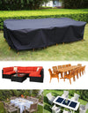 420D HEAVY DUTY Outdoor Garden Furniture Cover for Sofa Table Chair Patio Waterproof Wind-Proof Anti-UV Against Rain Snow