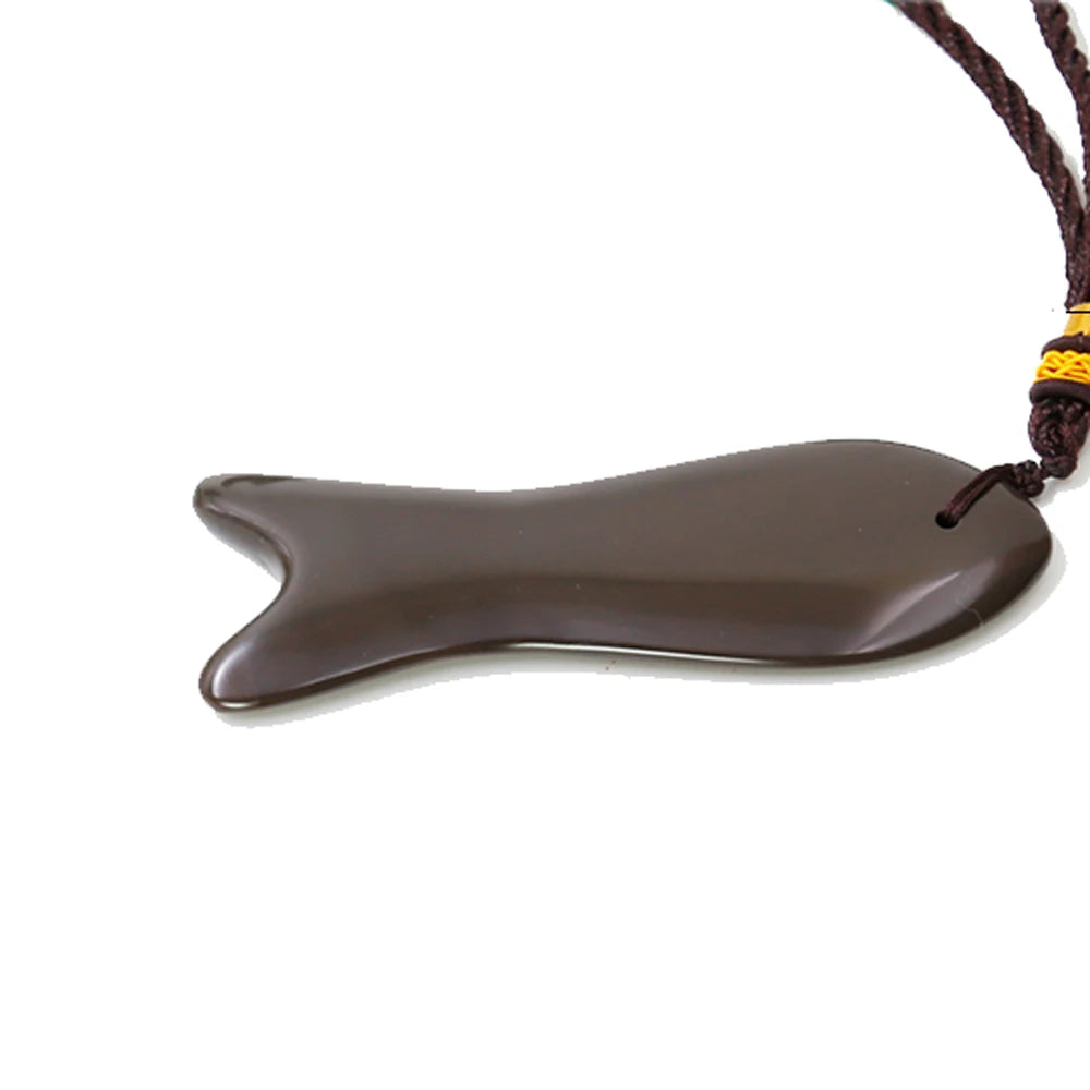 5A Grade Si Bin Bian Stone Massage Guasha Beauty Face Plate scratching Massager Tool body face slimming scraper V-line face