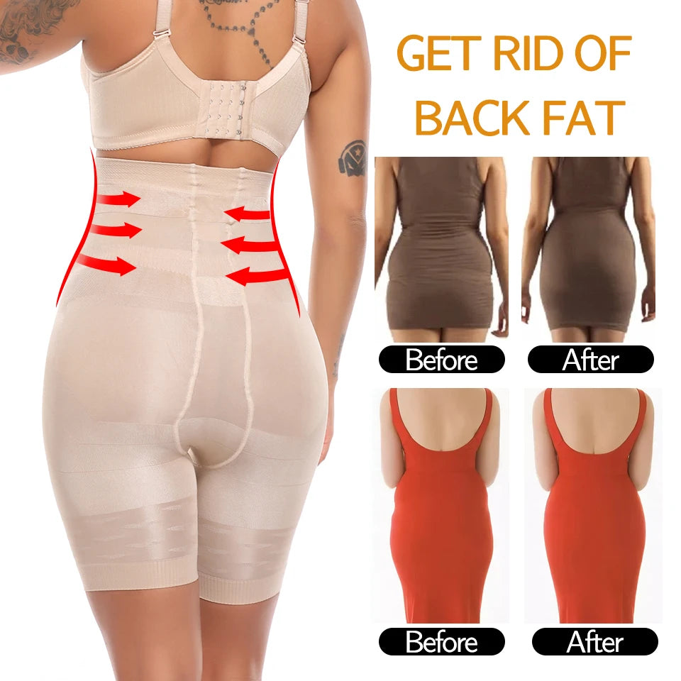 Women Body Shaper High Waist Tummy Control Panties Butt Lifter Shorts Thigh Slim Shapewear Slimming Underwear Short Pants