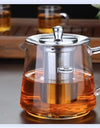 Induction cooker special pot boil tea dedicated cooker glass pot stainless steel liner kettle flower tea pot